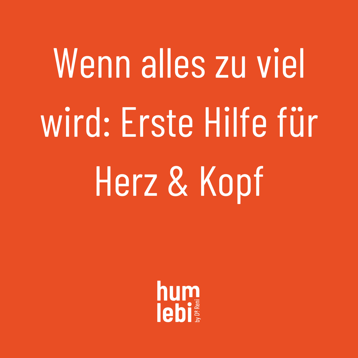 "Ich halte das nicht mehr aus." Wenn du merkst: Gleich kipp ich. Und keiner sieht´s. Alles wird zu viel, dein Herz rast, dein Hals wird eng. Und du fragst dich: Wie soll ich das noch schaffen?