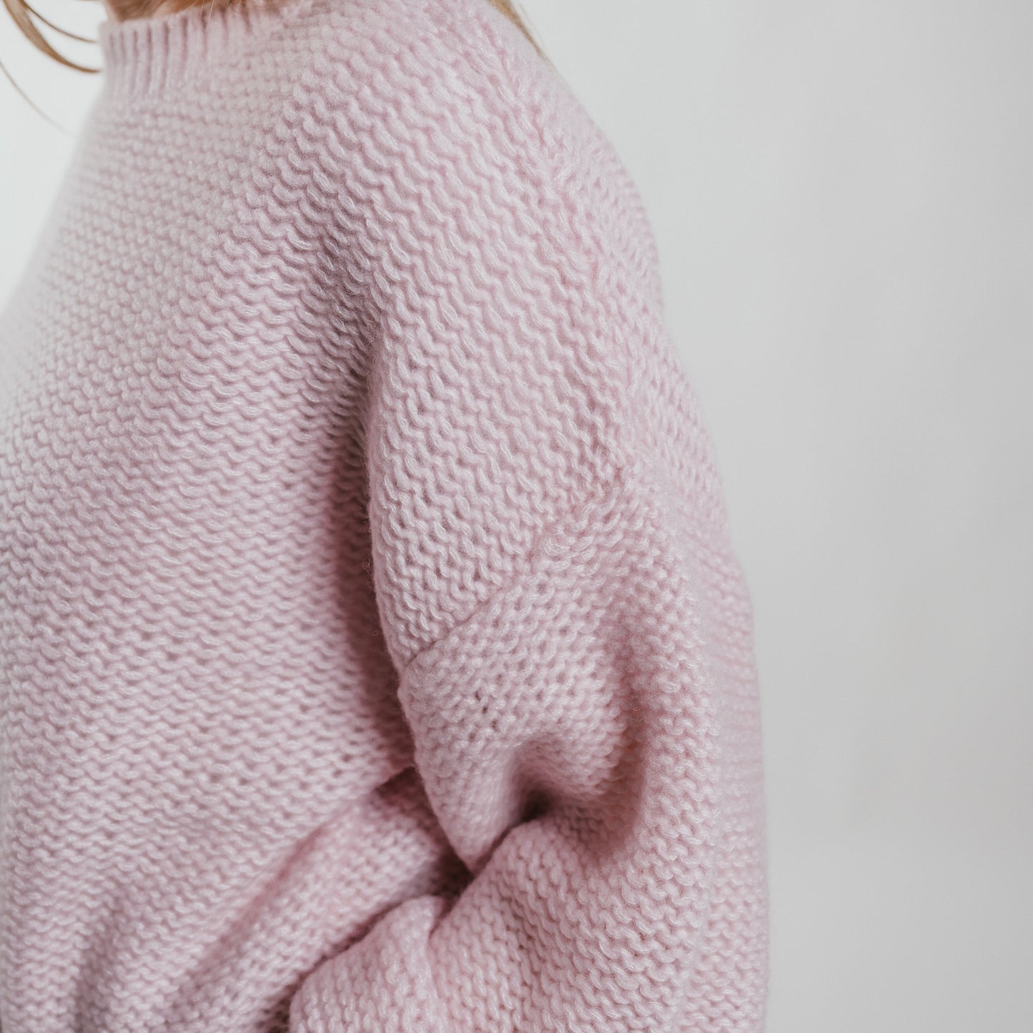 THE BREATH Pullover mit Rundhalsausschnitt aus Kaschmir & Seide