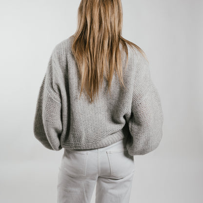 THE BREATH Pullover mit Rundhalsausschnitt aus Kaschmir & Seide