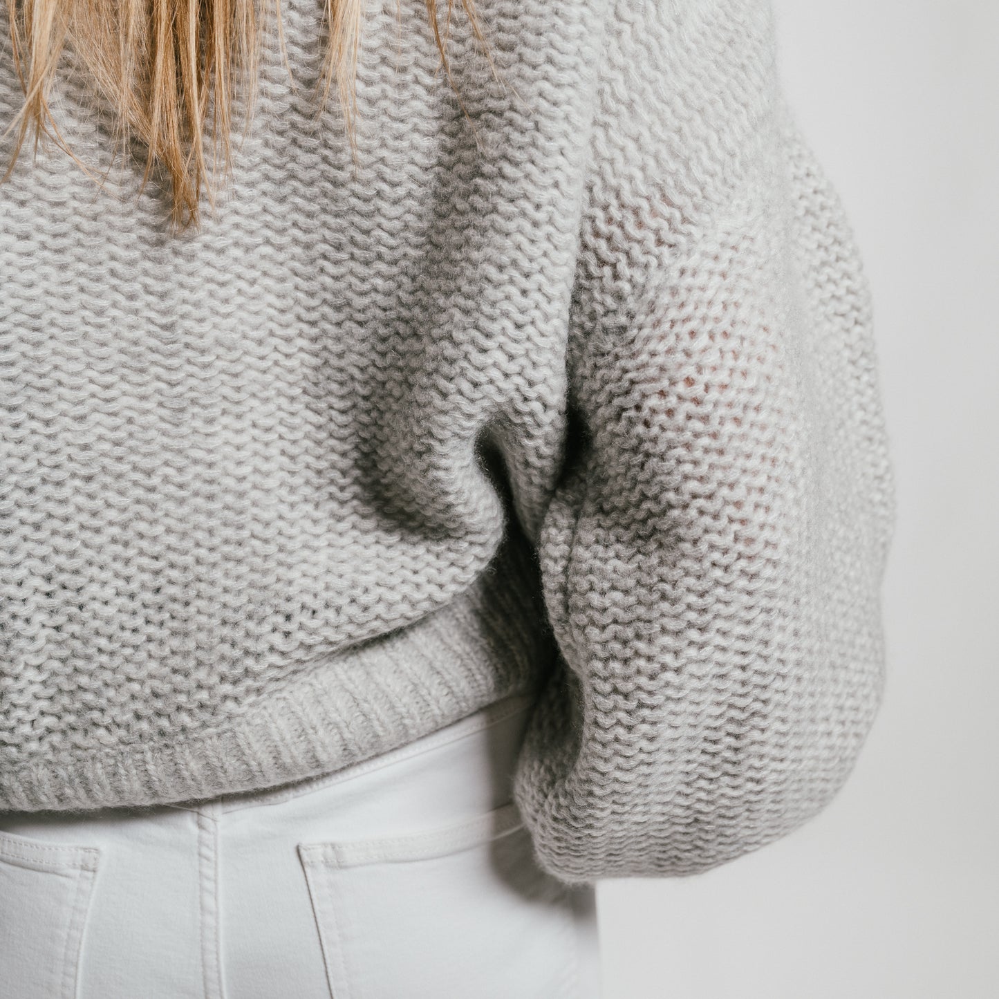 THE BREATH Pullover mit Rundhalsausschnitt aus Kaschmir & Seide