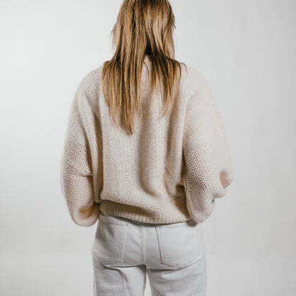 THE BREATH Pullover mit Rundhalsausschnitt aus Kaschmir & Seide