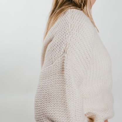 THE BREATH Pullover mit Rundhalsausschnitt aus Kaschmir & Seide