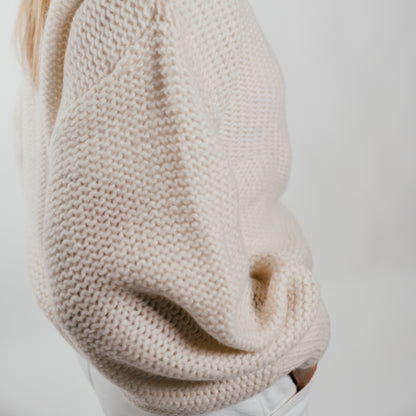 THE BREATH Pullover mit Rundhalsausschnitt aus Kaschmir & Seide