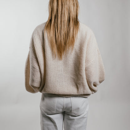 THE HEARTH Cardigan mit tiefem V-Ausschnitt aus Kaschmir & Seide