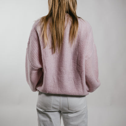 THE HEARTH Cardigan mit tiefem V-Ausschnitt aus Kaschmir & Seide