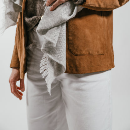 THE STILLNESS SCARF aus Kaschmir & Seide